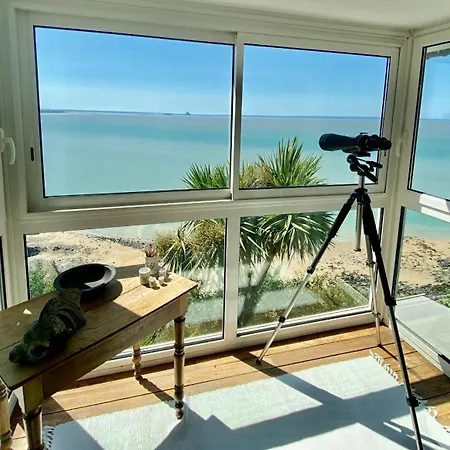 Pecheur + Annexe 12pers Vue Mont St-michel Champeaux